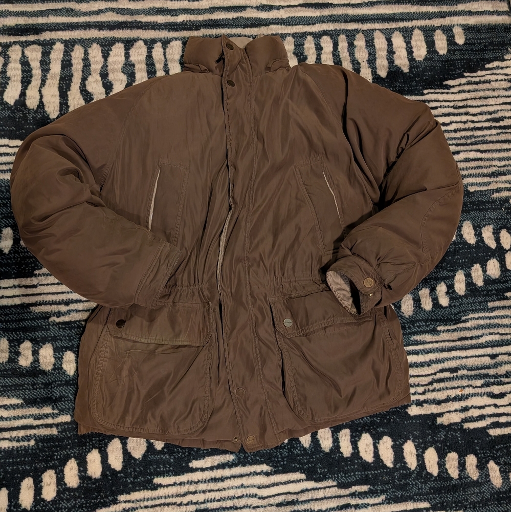 Alexander Julian Men's Dark Brown Down Puffer Jacket